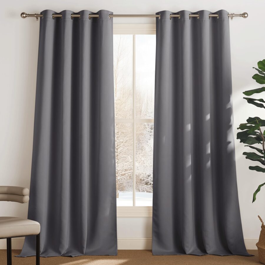 Cortinas Termicas Aislantes Frio y Calor (Opacas) - 2 Piezas 140x240 CM