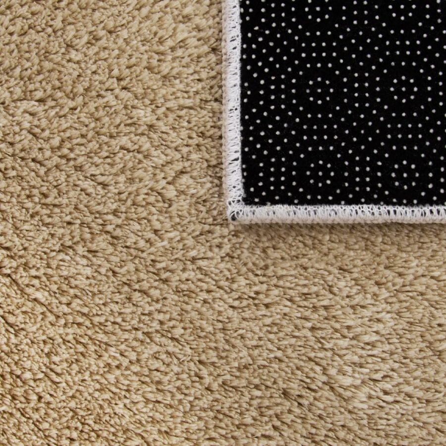 Alfombra para la Sala de Estar Unicolor 200x280 cm (Color: Beige) - Imagen 3